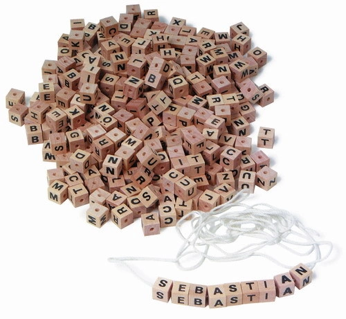 Bastel-Set BUCHSTABENWÜRFEL aus Holz