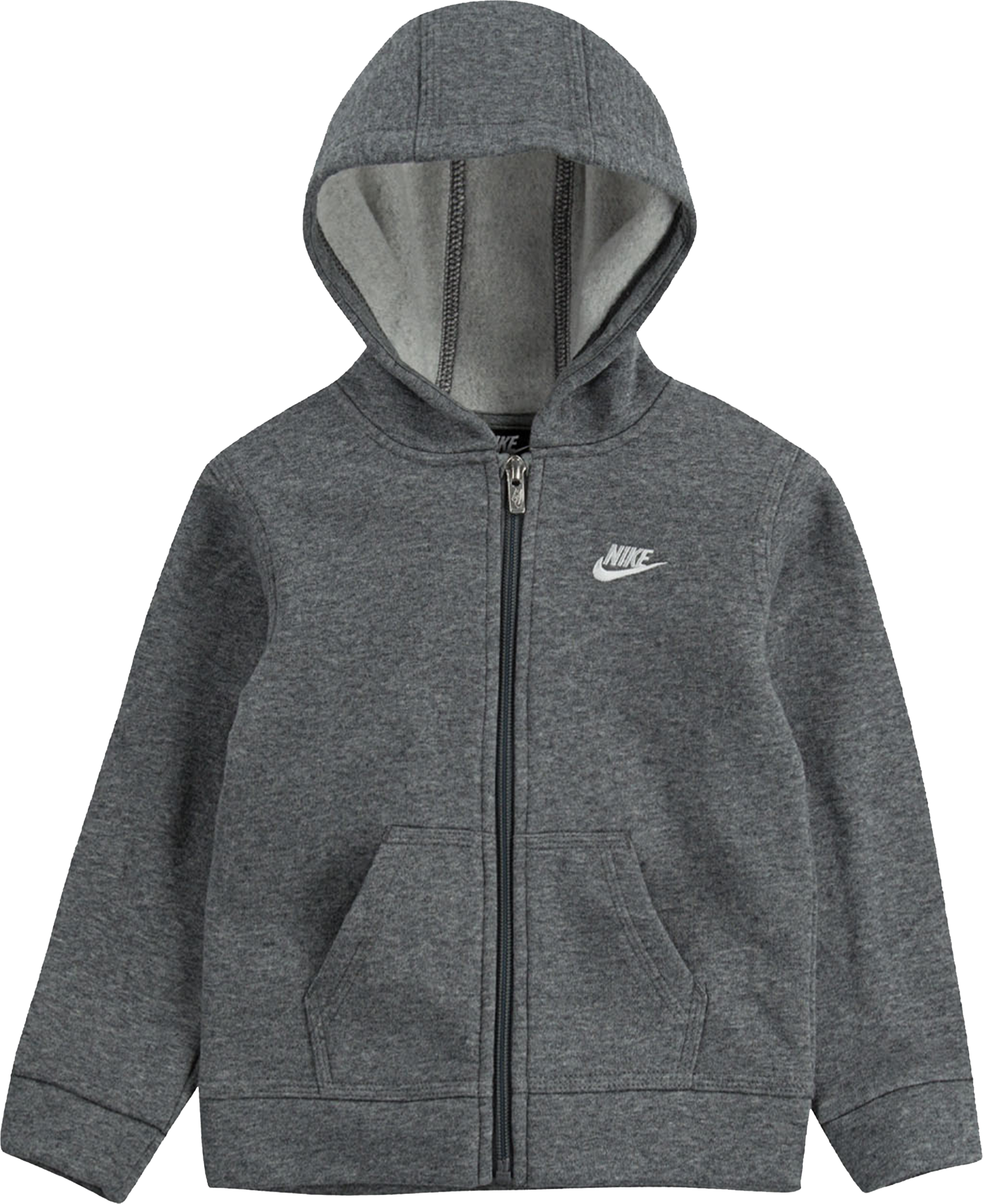 Nike Club Fleece Kapuzenjacke Kids Grau FGEH