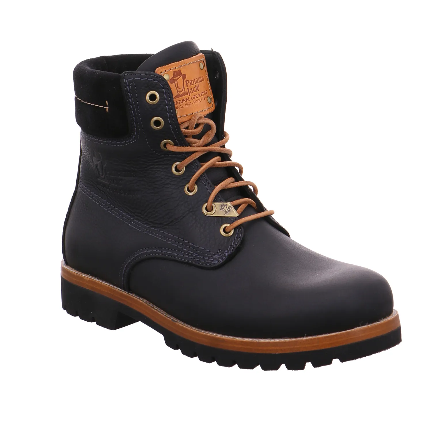 PANAMA JACK Winter-Boots Schwarz Leder