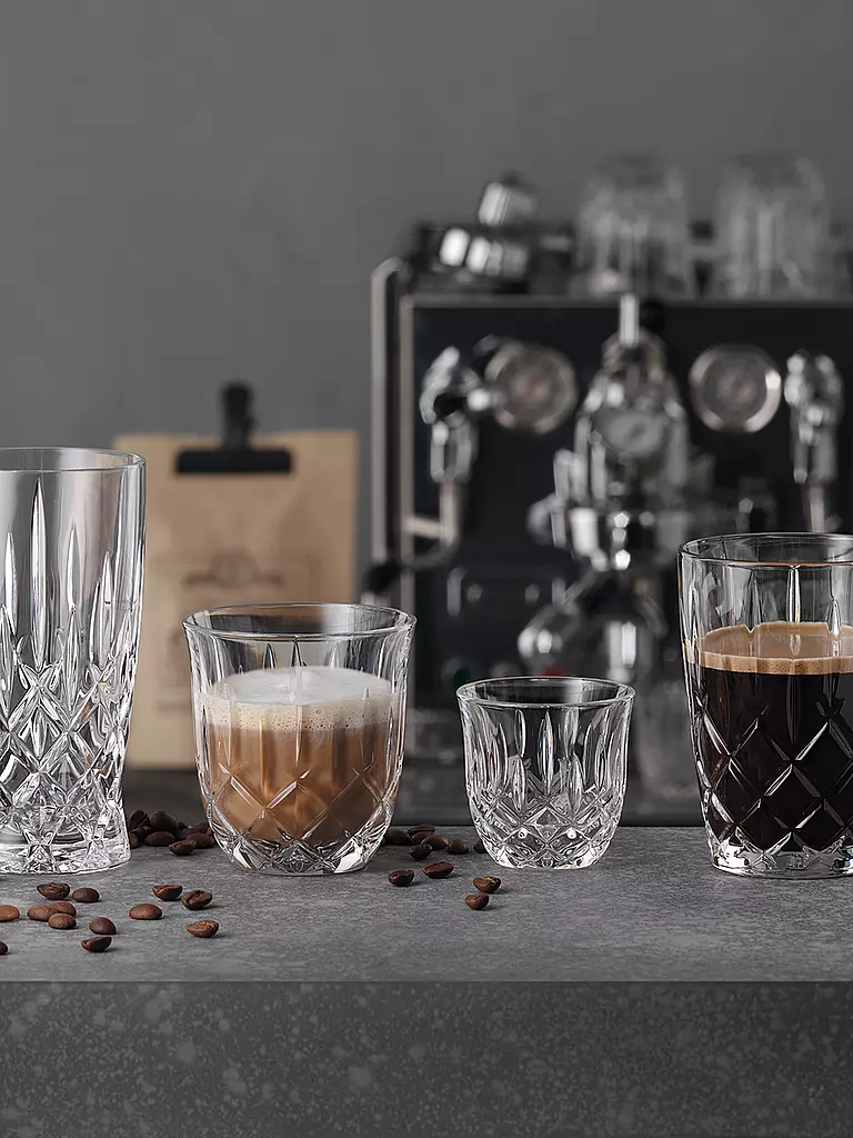 NACHTMANN Espresso Doppio Glas 2er Set NOBLESSE Barista 90ml transparent