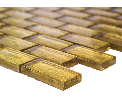 Glasmozaïek XCM 8GO35 goud 30x30 cm