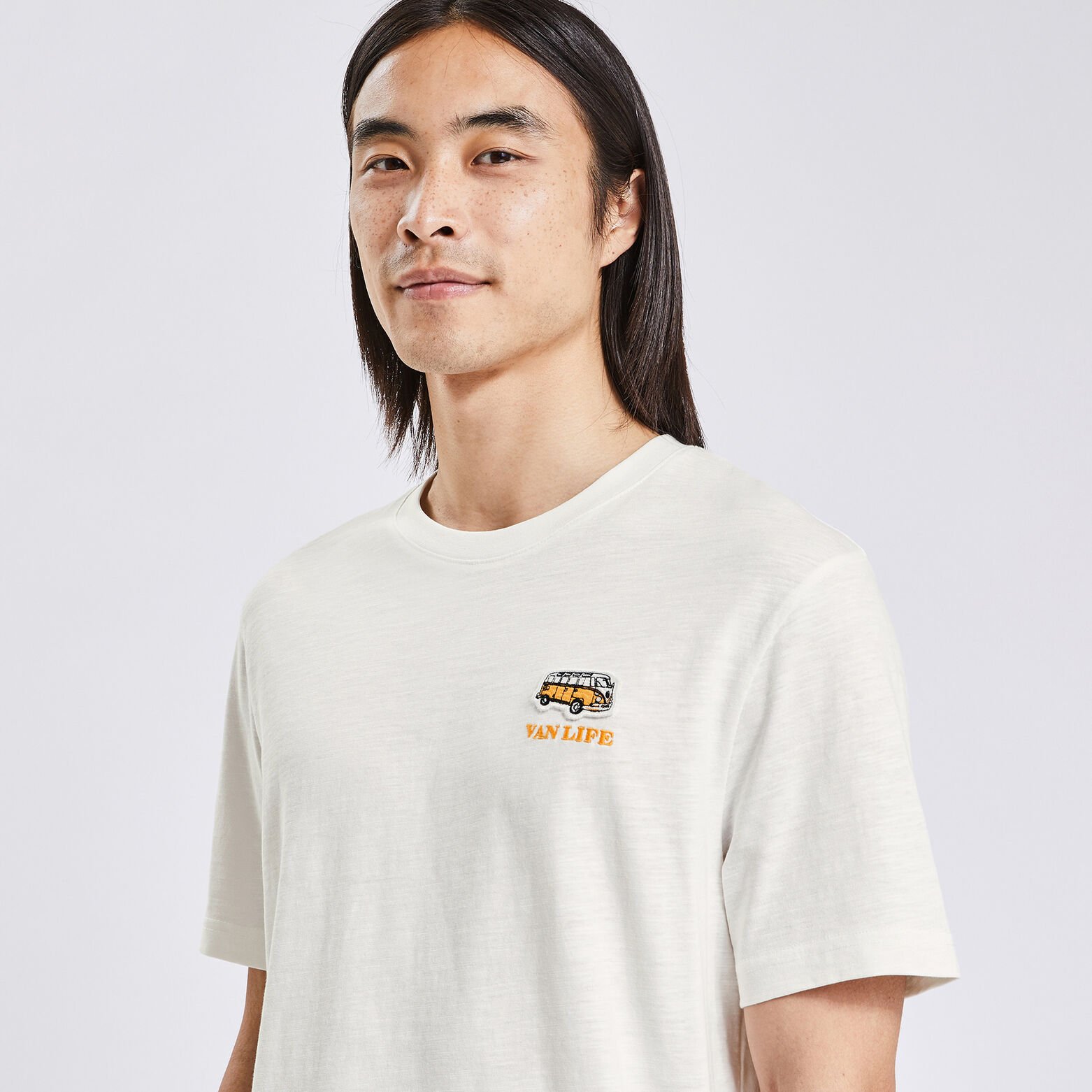 Tee-shirt licence Volkswagen Van Life Beige