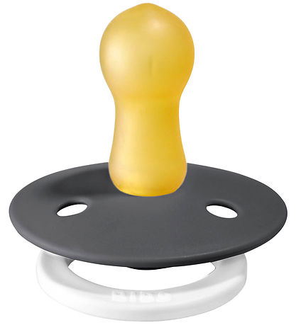 BIBS Colour Leuchtende Schnuller - Gr. 2 - 2er-Pack - Rund - Iro