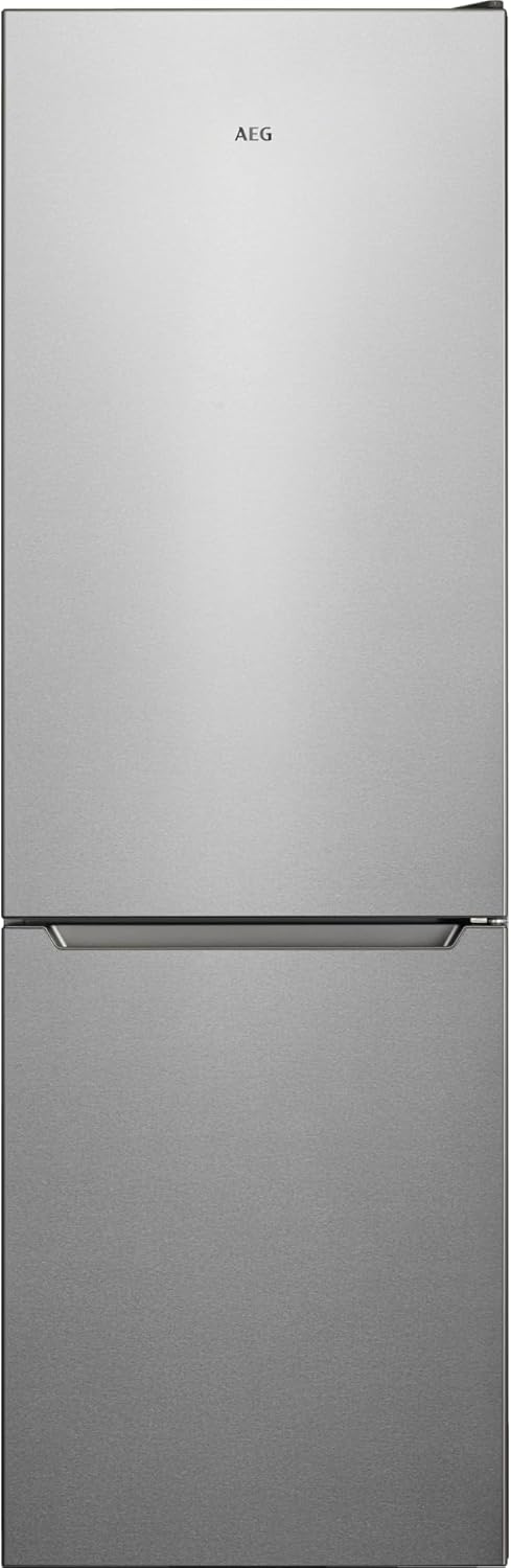 AEG ORC5S331EX 5000 ColdSense Freistehende Kühl-Gefrierkombination - 339L,1860mm,LowFrost,LED-Beleuchtung,Inverter Kompressor,FrostMatic,Automatisches Abtauen,Edelstahl