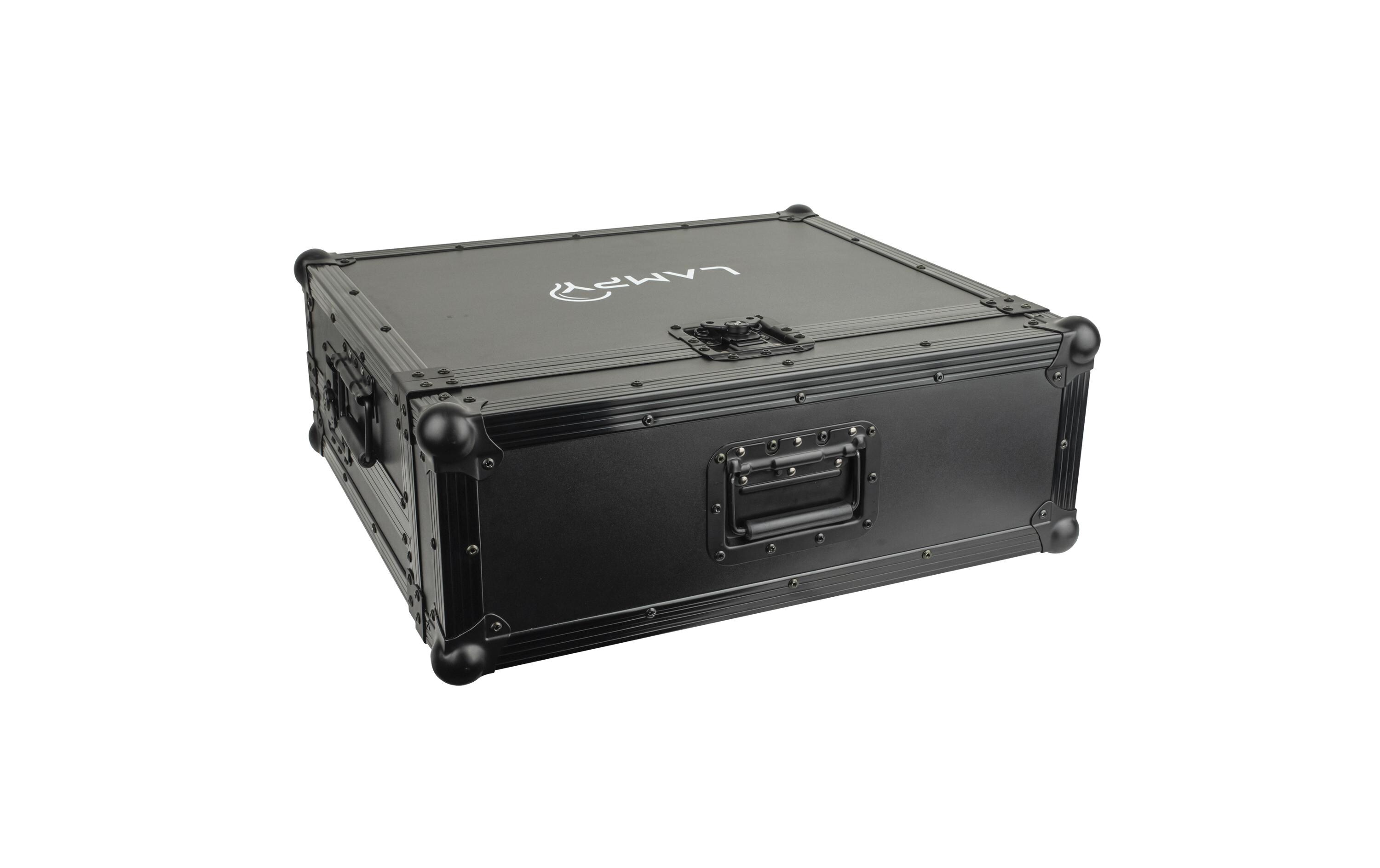 Flightcase LAMPY20<br>Spezielles Flightcase mit vier Griffen für den schnellen und sicheren Transport