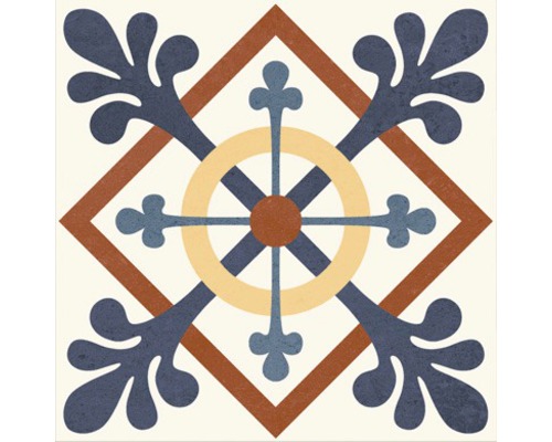 Porseleinen wand- en vloertegel Heritage taco in 76 verschillende designs 16,5 x 16,5 cm