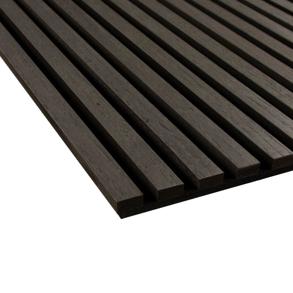 AKUSTIKKPANEL VILLA SVART EIK 2440X605X22MM