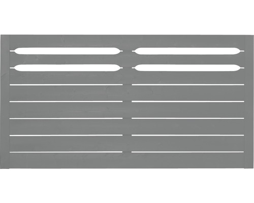 Konsta Ground voortuinhek 180 x 95 cm basaltgrijs