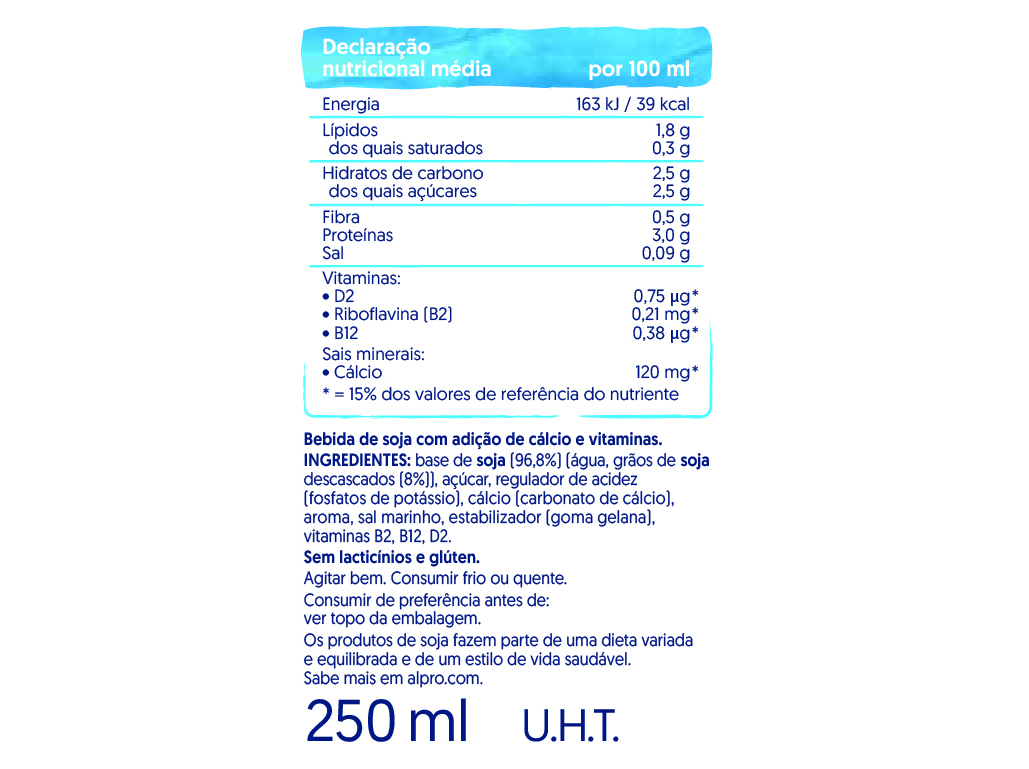 BEBIDA ALPRO SOJA NATURAL 1 LT