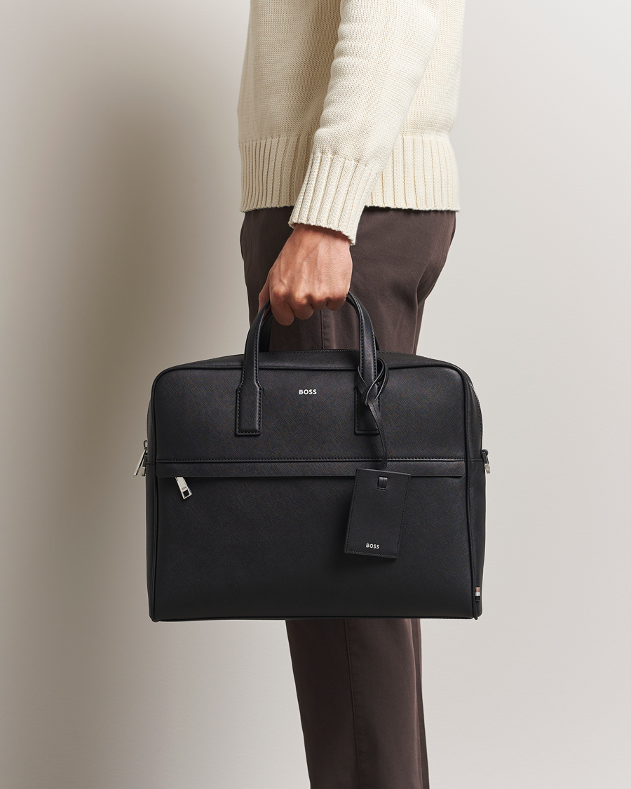 BOSS BLACK Zair Document Case Black
