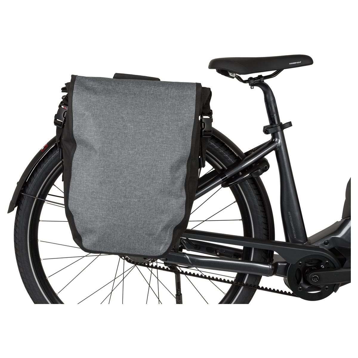 AGU Clean Shelter Click'nGo Large enkele fietstas - Grey