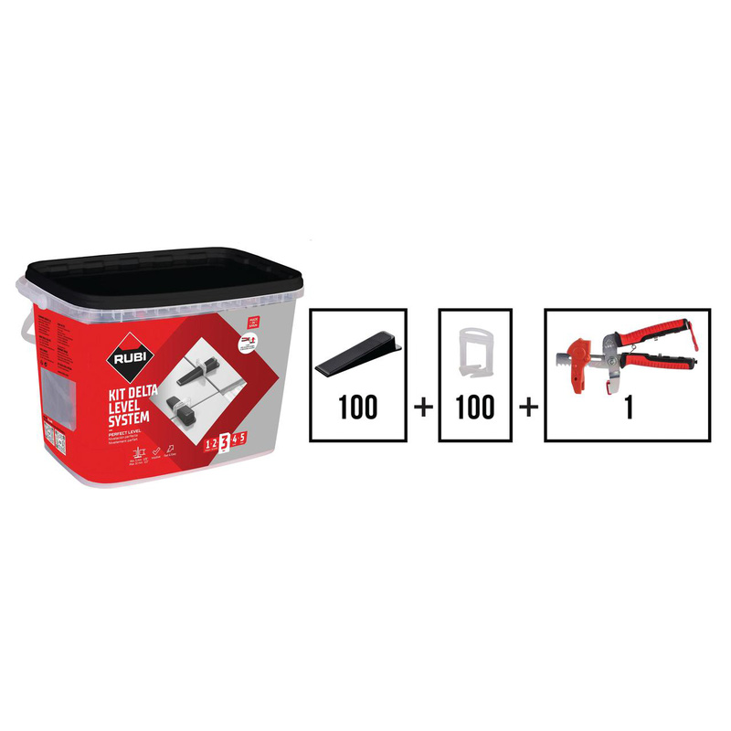 Rubi Startkit Delta Level Systeem 1mm
