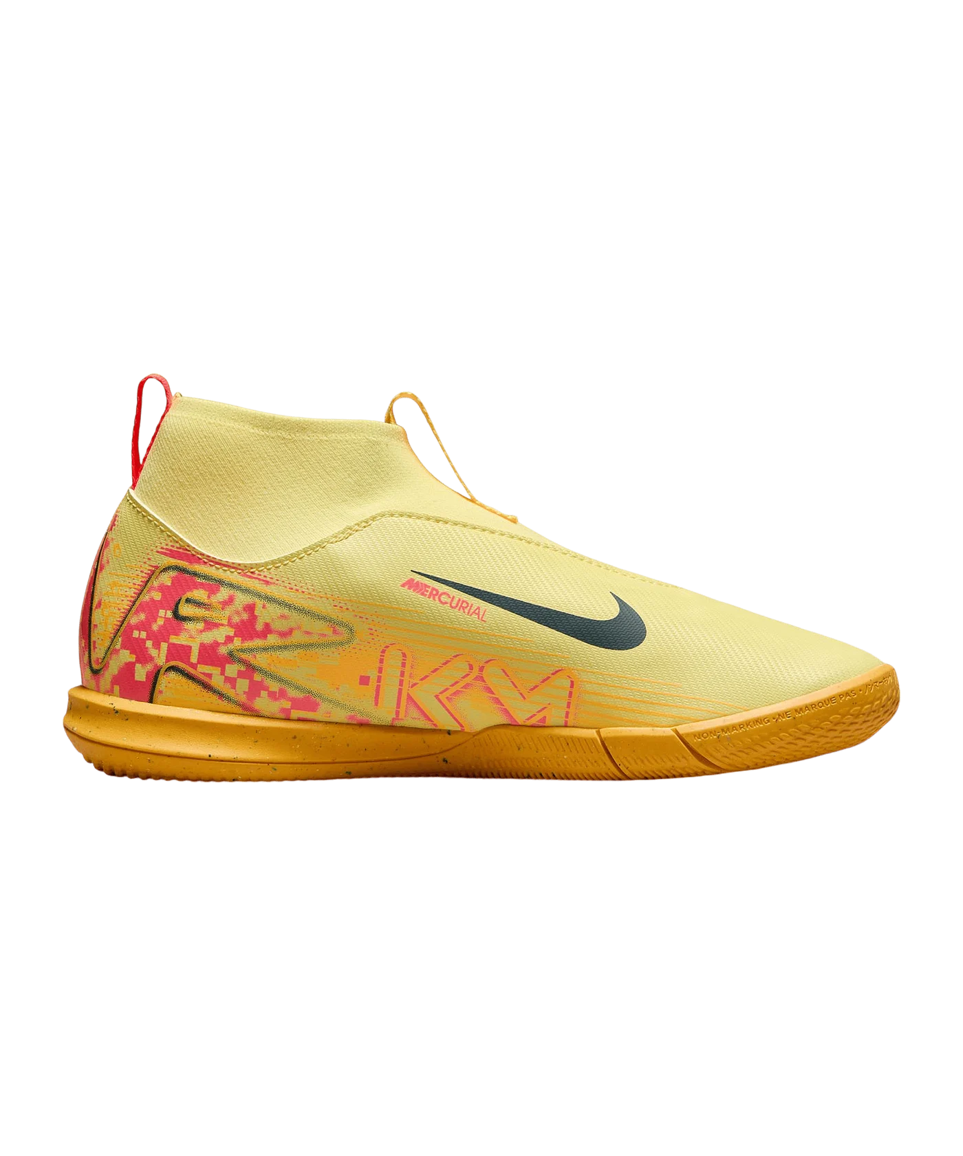 Nike Jr Air Zoom Mercurial Superfly X Academy IN Mbappe Signature Kids Orange Blau F800