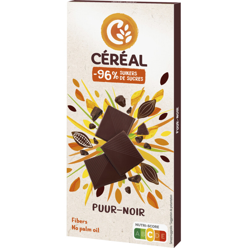 Céréal Pure chocolade minder suikers