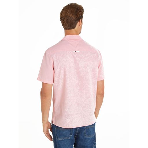 Tommy Jeans Camp Skjorte, Tickled Pink, L