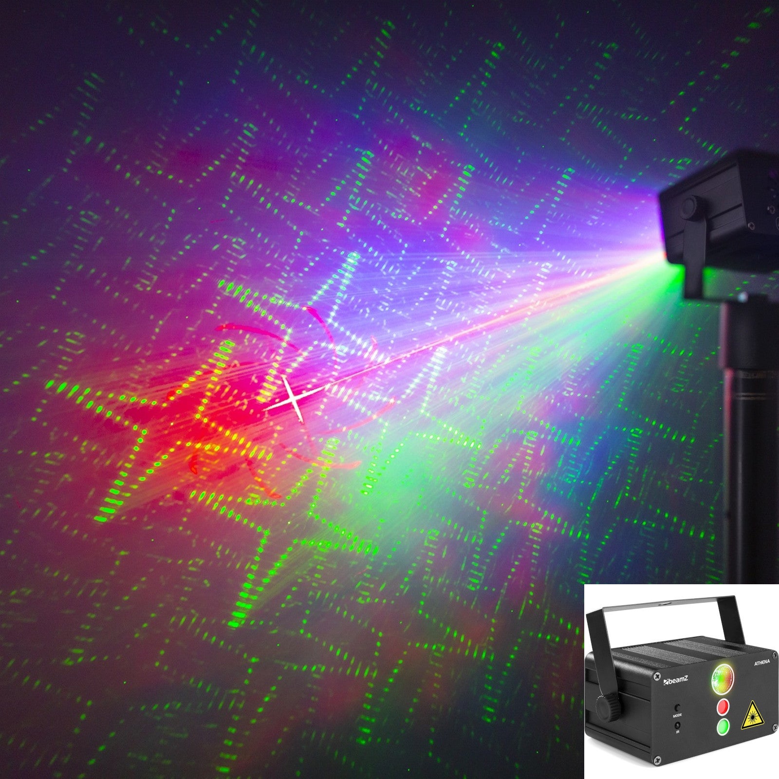 BeamZ Athena RG Gobo lasersysteem met accu
