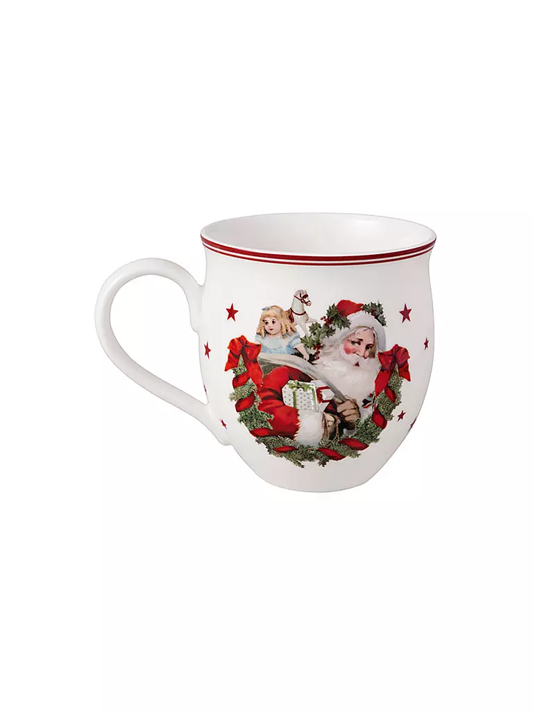 VILLEROY & BOCH Toy's Deligh Henkelbecher Santa Claus 0,47l bunt