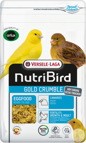 NutriBird Gold Crumble Canaris Aliment Sec à Base d'Œufs 1kg