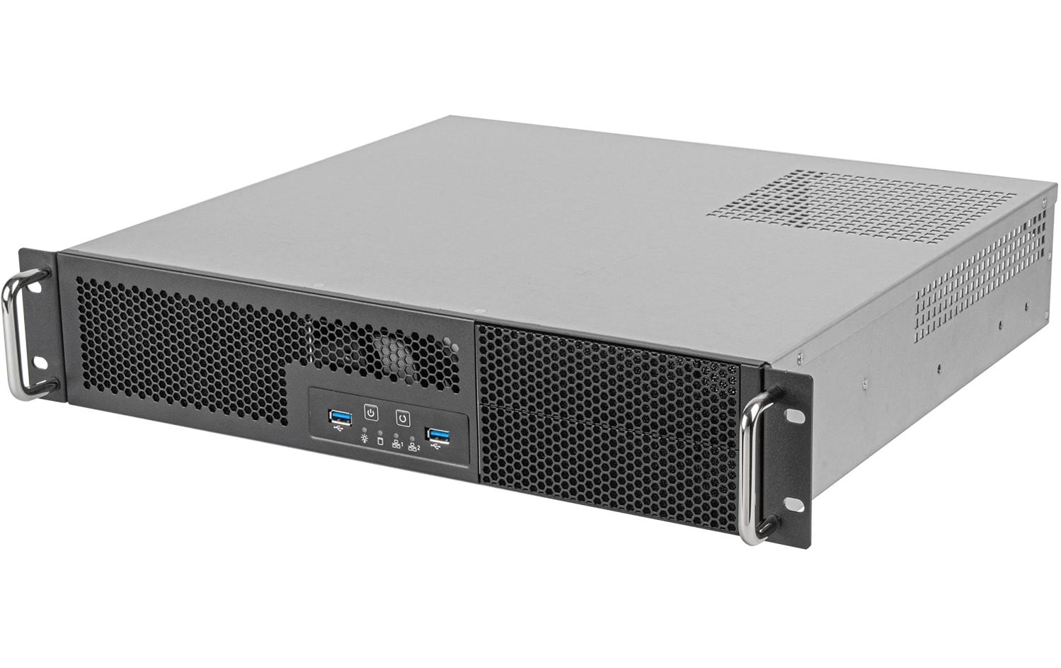 Gehäuse RM23-502-MINI<br>2HE Rackmount Servergehäuse für Micro-ATX und Mini-ITX Mainboards