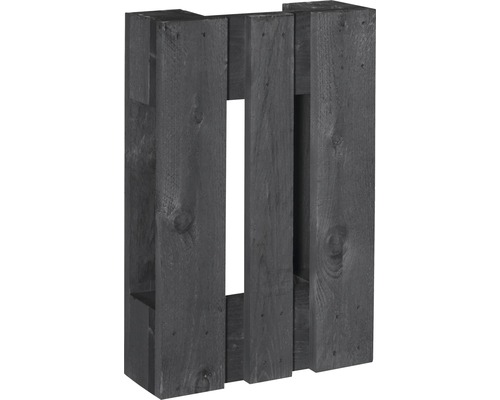 Project pallet kwart 60 x 40 x 15 cm antraciet