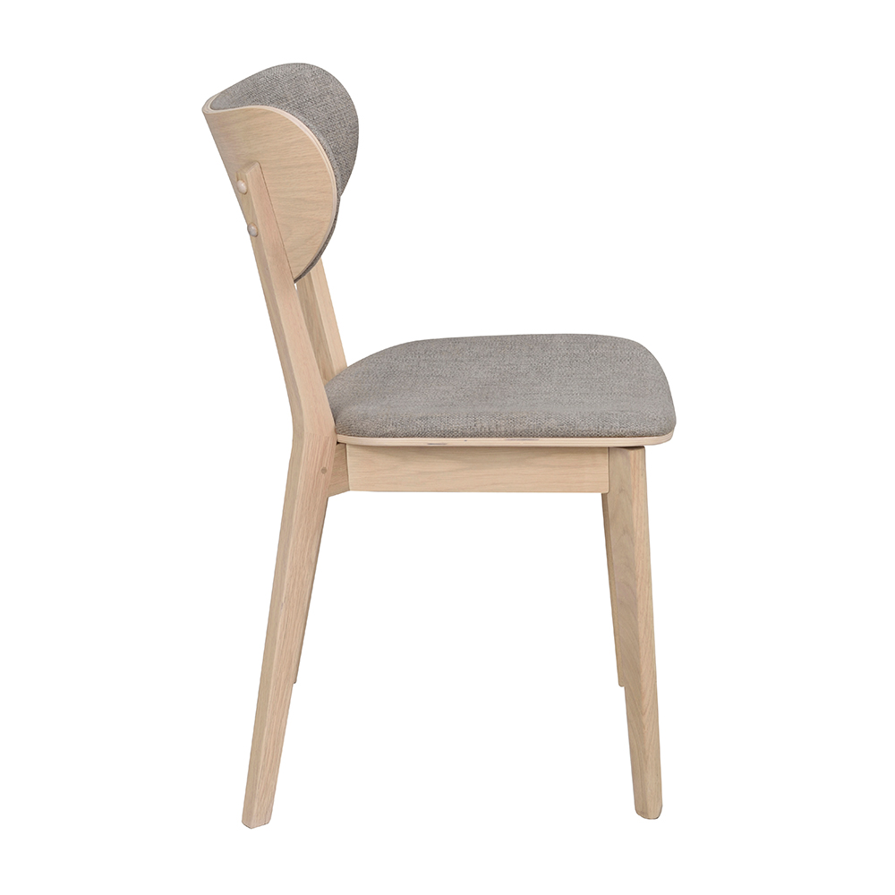 Houten eetkamerstoel Cato Lichtgrijs