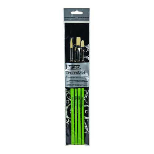 Liquitex® free-style™ Acrylmalpinsel 4er-Set