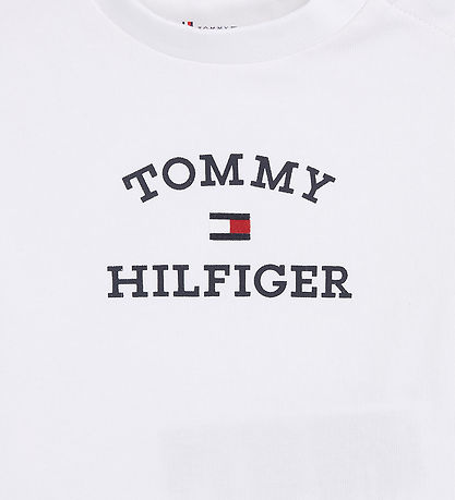 Tommy Hilfiger Set - T-Shirt/Shorts - Weiß/Navy