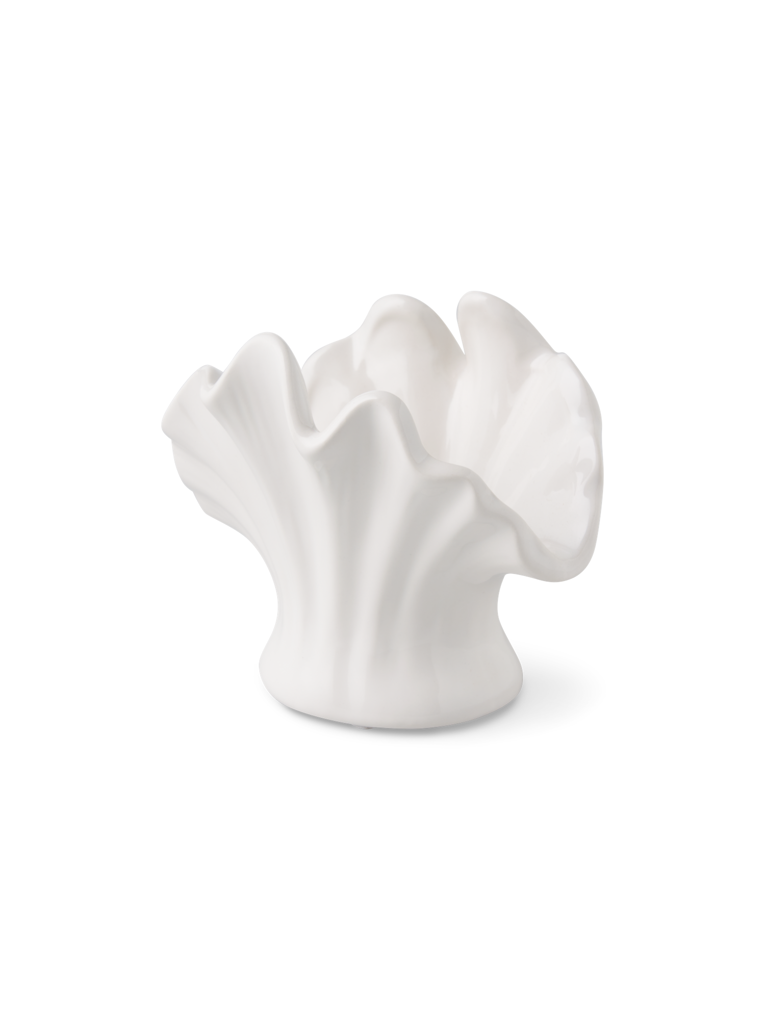 Fyrfadsstage | Dolomit. 12 x 9,5 x 10,5 cm. | Rose