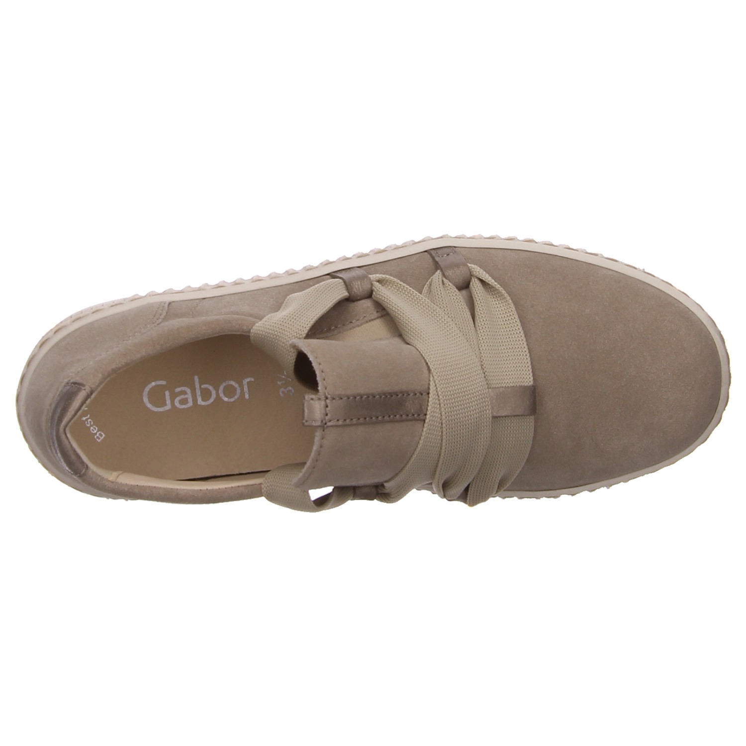 Gabor Schnürschuhe beige beige