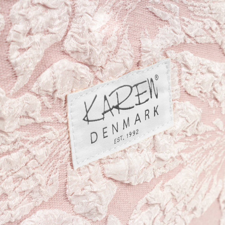Karen - Toiletry bag with handle Pink brocade - Toilettaske