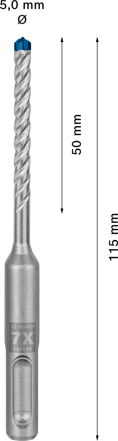 Bosch 2608900059 EXPERT Hamerboor SDS plus-7X - 5x50x115mm