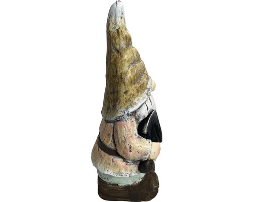 Tuinfiguur decoratief figuur Lafiora Kabouter 21,5 x 17,7 x 43,5 cm roze
