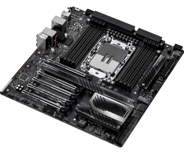 ASRock W790 WS R2.0 - Bundkort - udvidet ATX - LGA4677 Socket-E - W790 Chipset - USB-C 3.2 Gen 2x2, USB 3.2 Gen 1, USB 3.2 Gen 2 - 10 Gigabit LAN, 2.5 Gigabit LAN - HD Audio (8-kanaler)