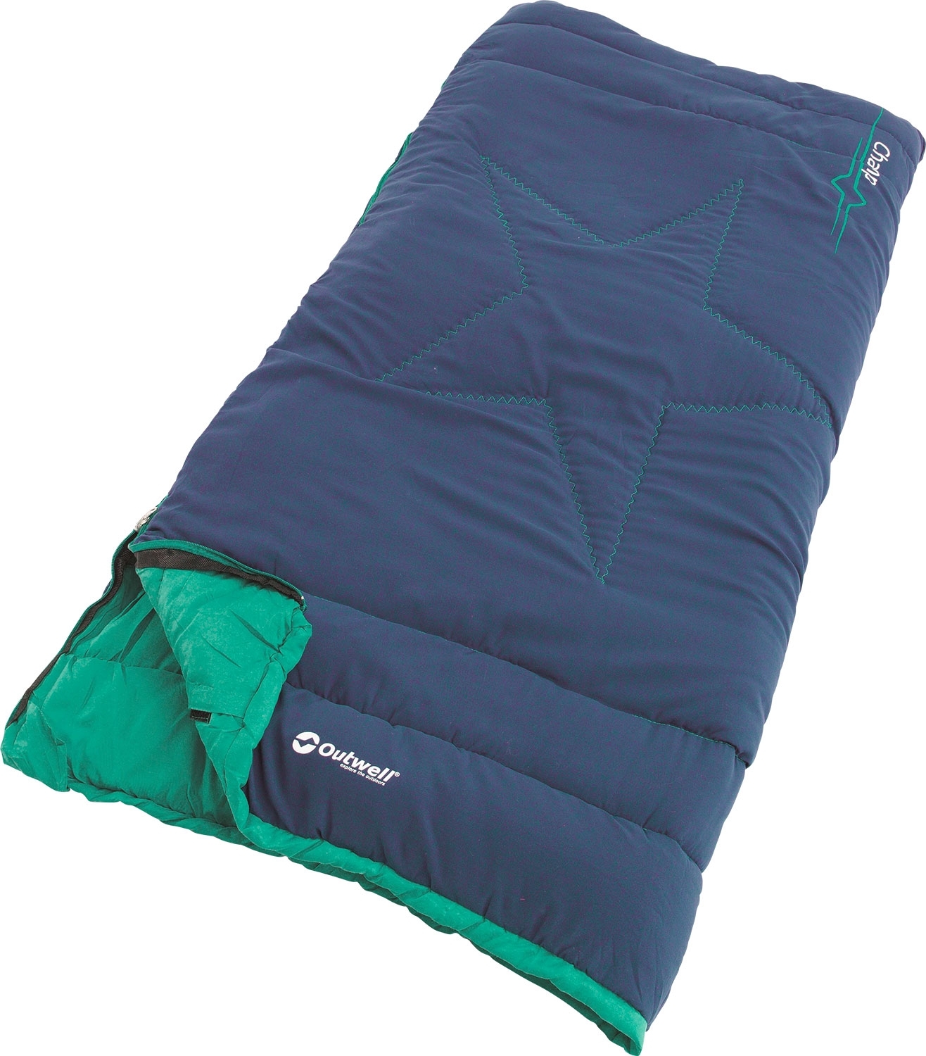 Outwell Champ Kids Kinder-Deckenschlafsack  blau