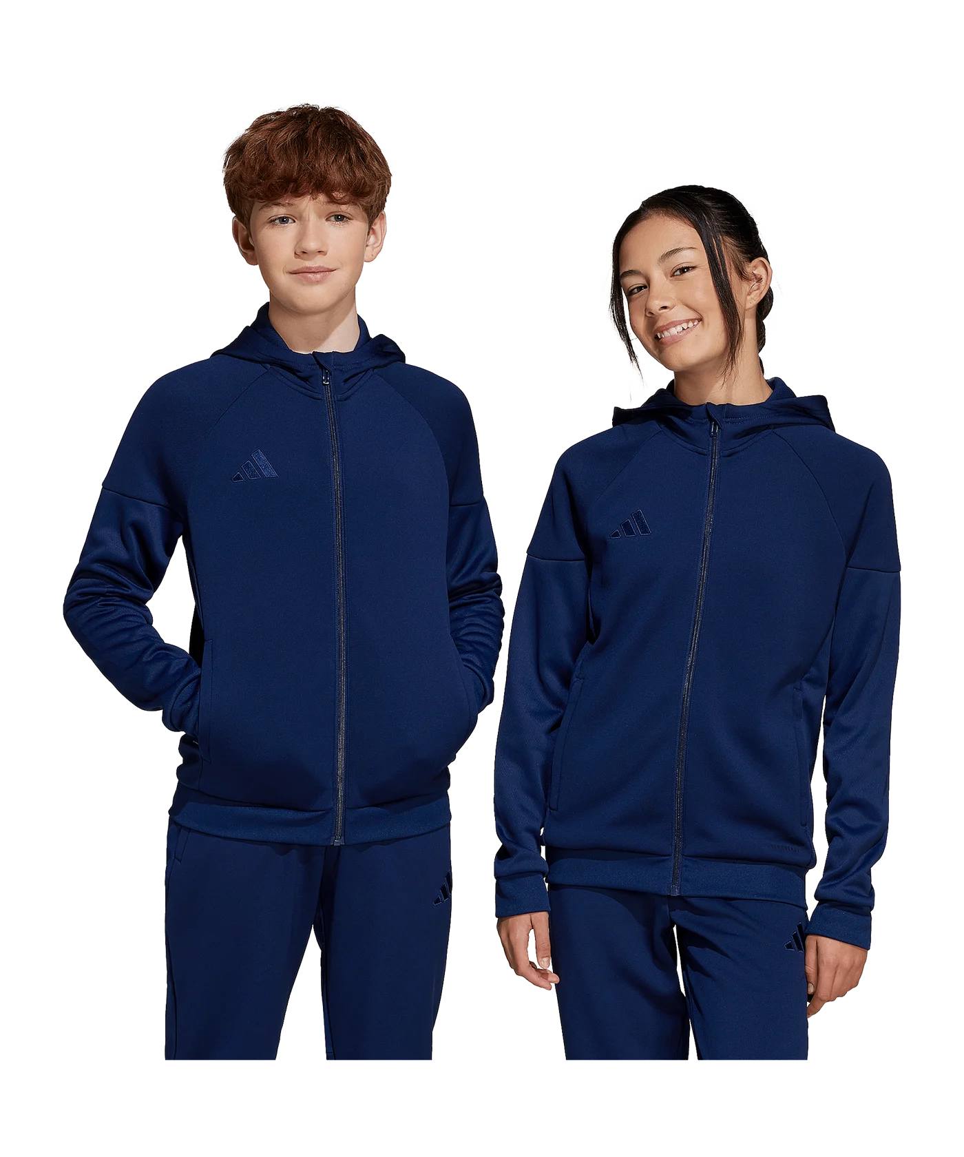 adidas Tiro 25 Kapuzenjacke Kids Blau