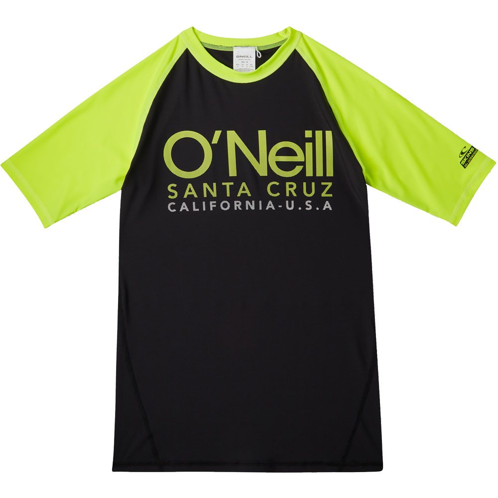 O'Neill Cali Longsleeve Skin Rashguard Jungen black multi