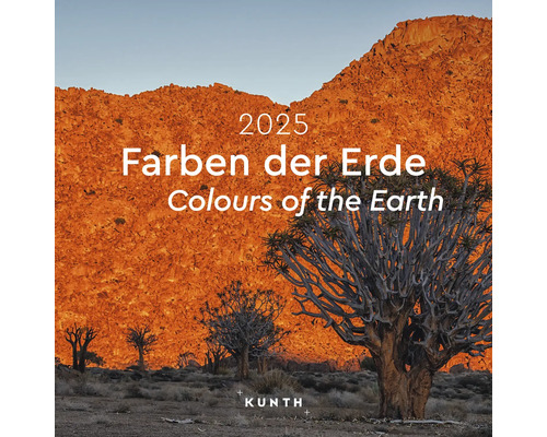 Wandkalender Kleuren van de Aarde 2025 30x30 cm