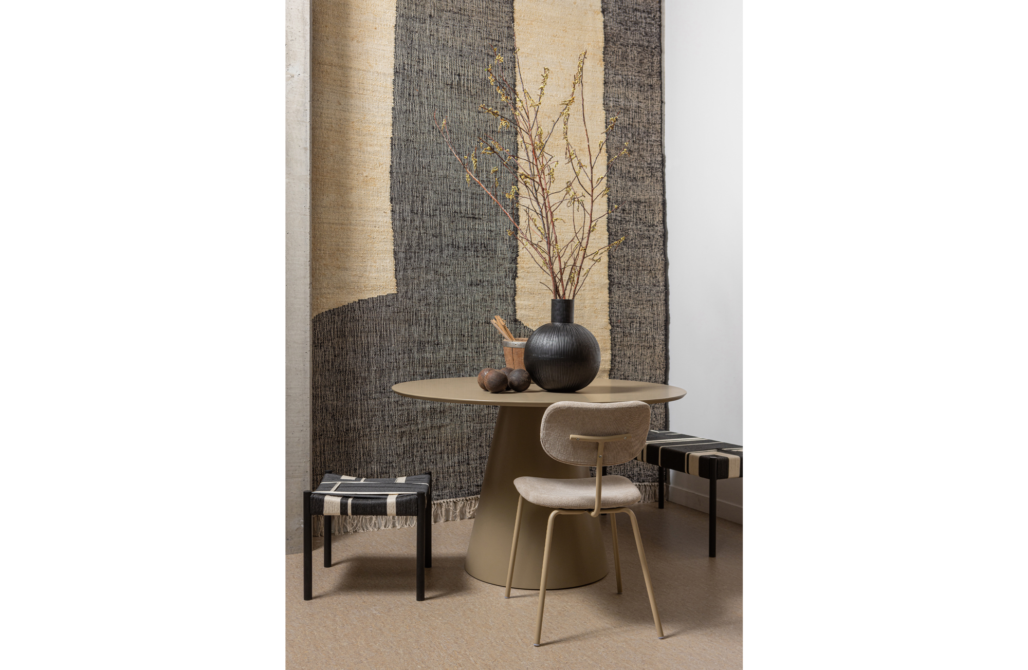 WOOOD Exclusive eettafel Jorre Eettafel Jorre - Militair Bruin