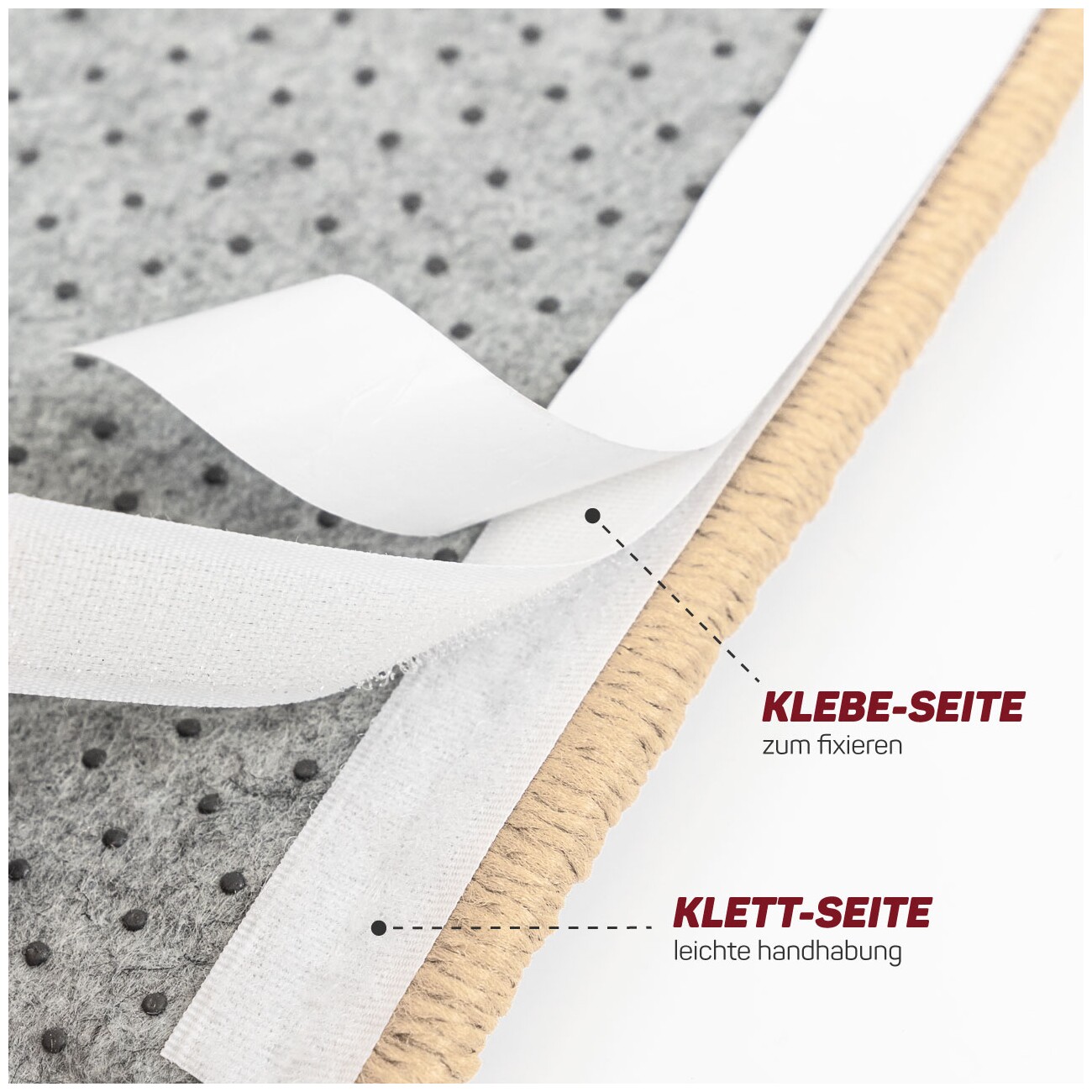 Canadian Cat Company Kratzteppich 40x60cm mit Wandbefestigung beige