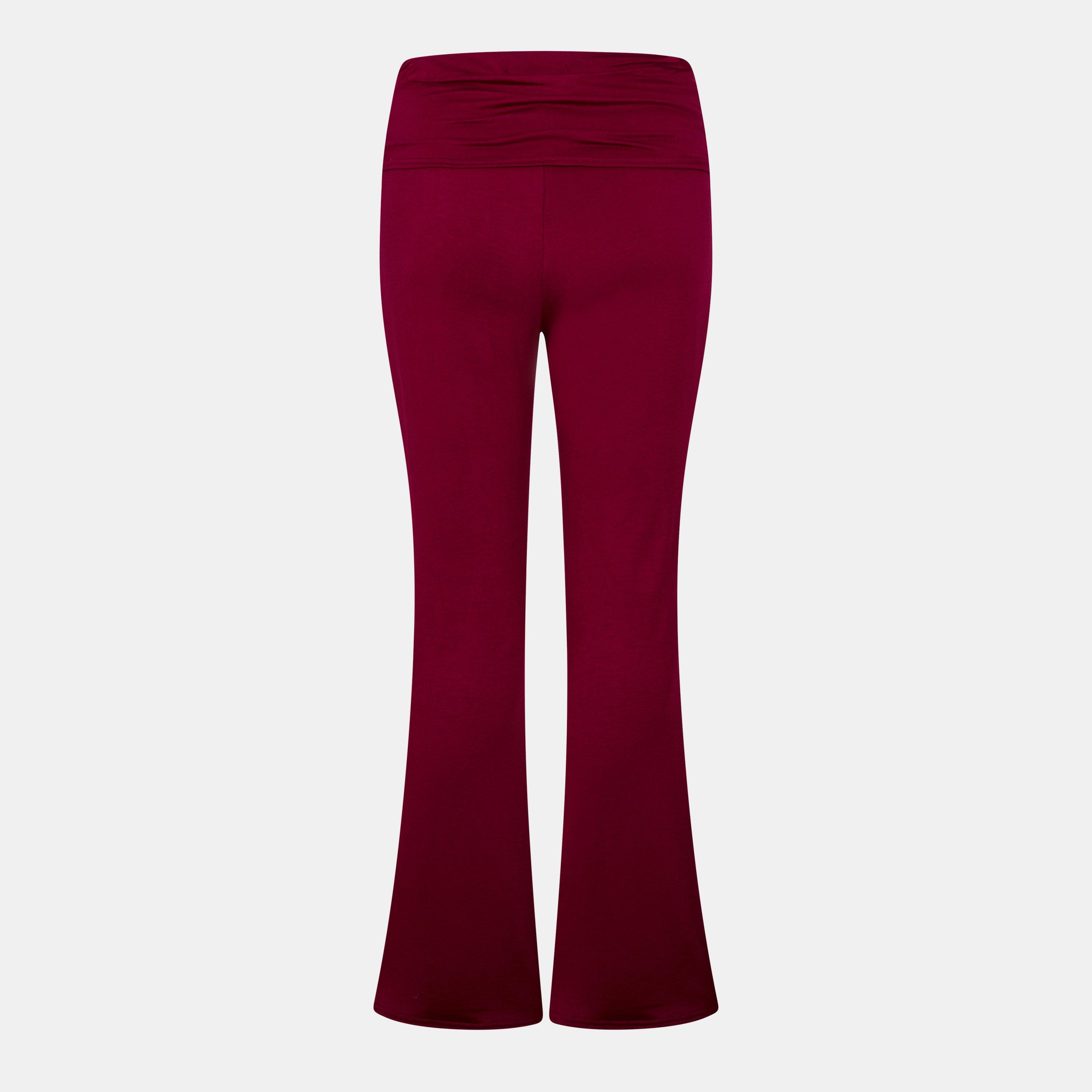 Missy Empire ME Ruched Front Fold Over Trouser