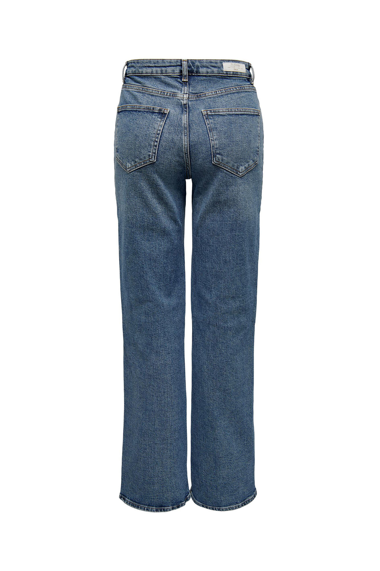 calças jeans de perna larga