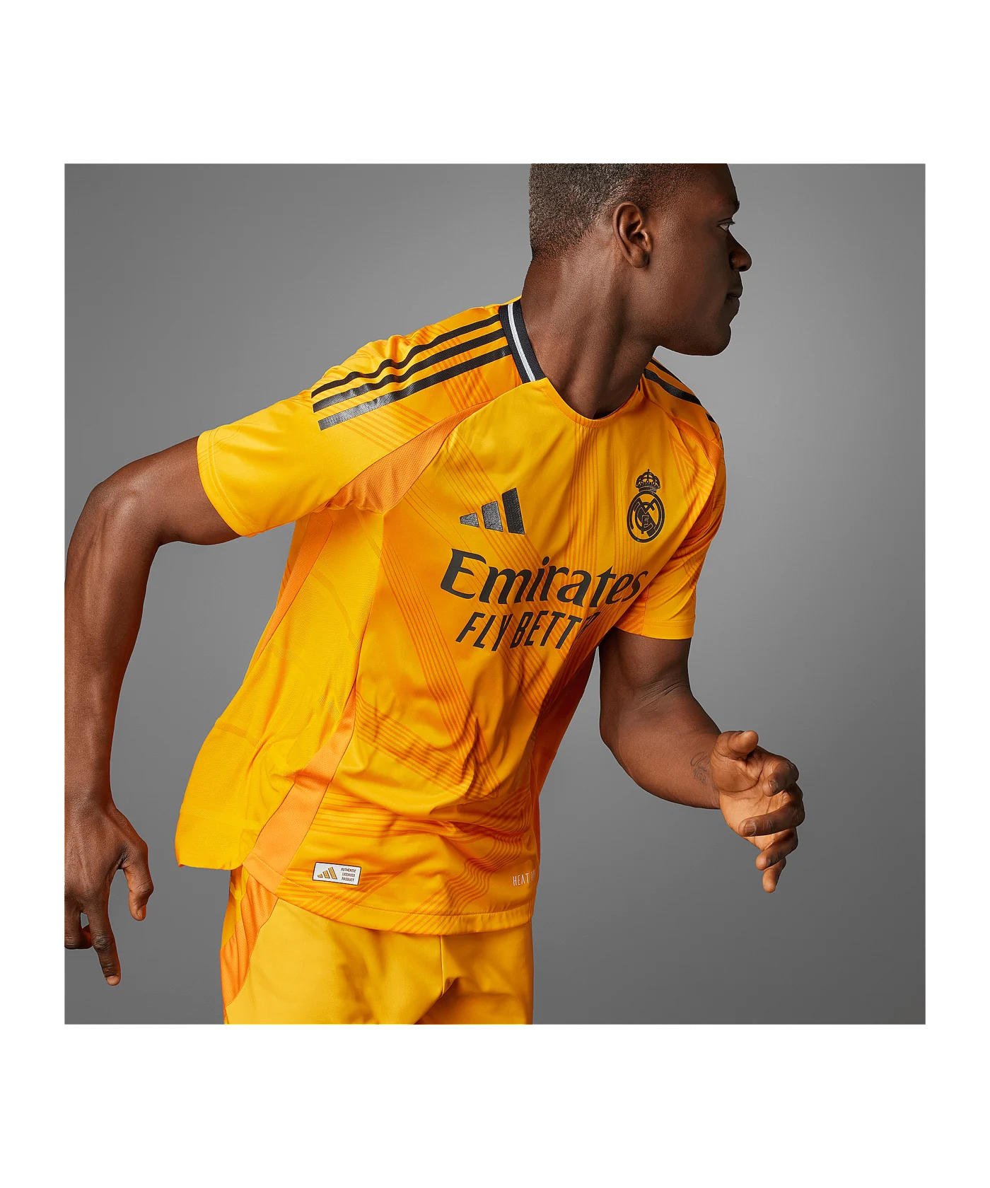 adidas Real Madrid Auth. Trikot Away 2024/2025 Orange