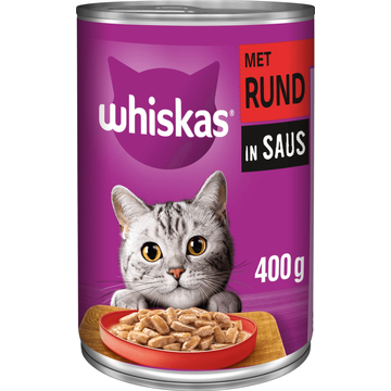 Whiskas Brokjes Rund in Saus