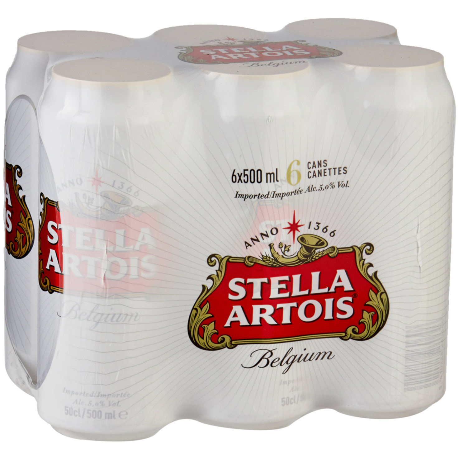Stella Artois Bier Dose 6x50cl -300cl