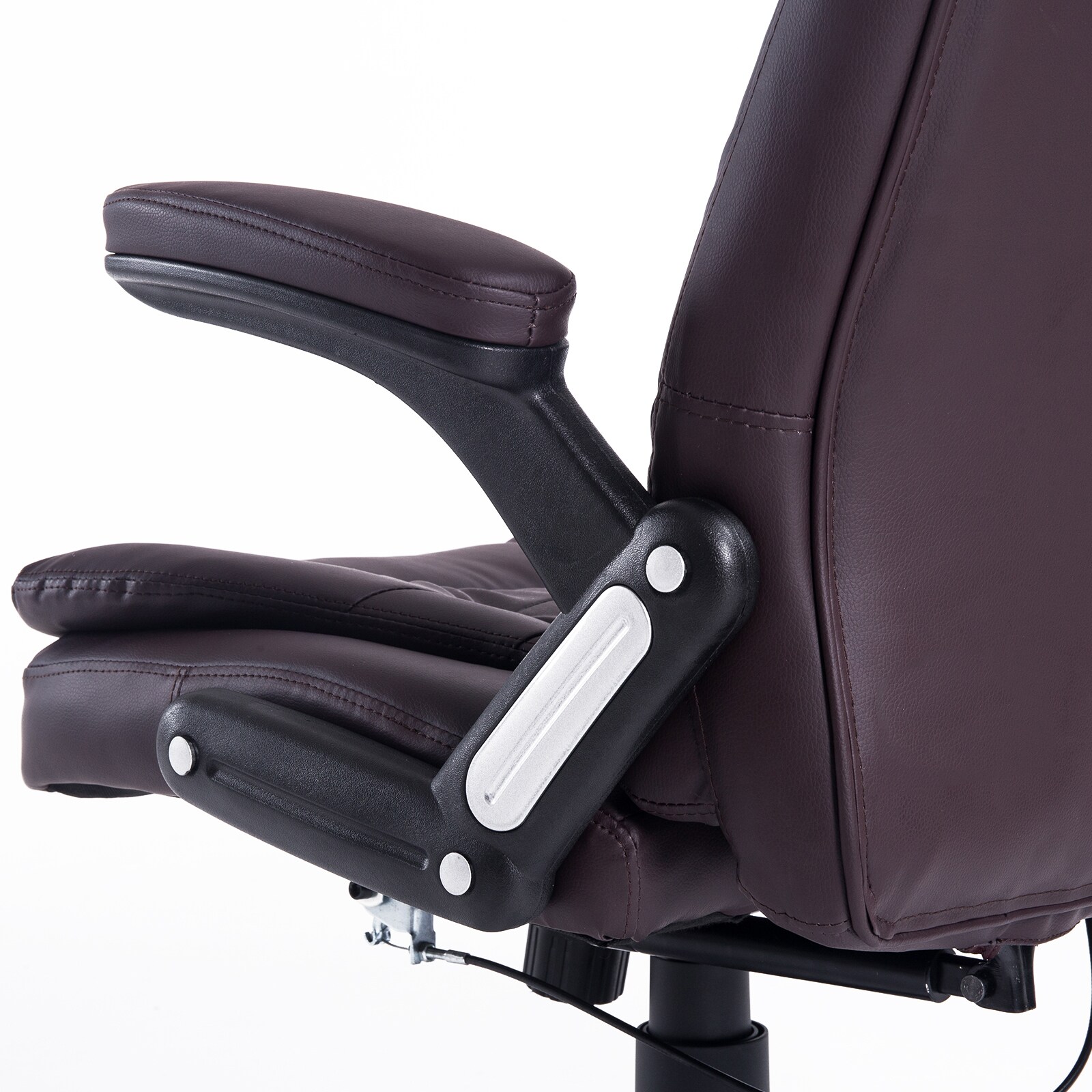 HOMCOM Bürosessel / Chefsessel mit Massagefunktion 62 x 68 x (111-121) cm (BxTxH)