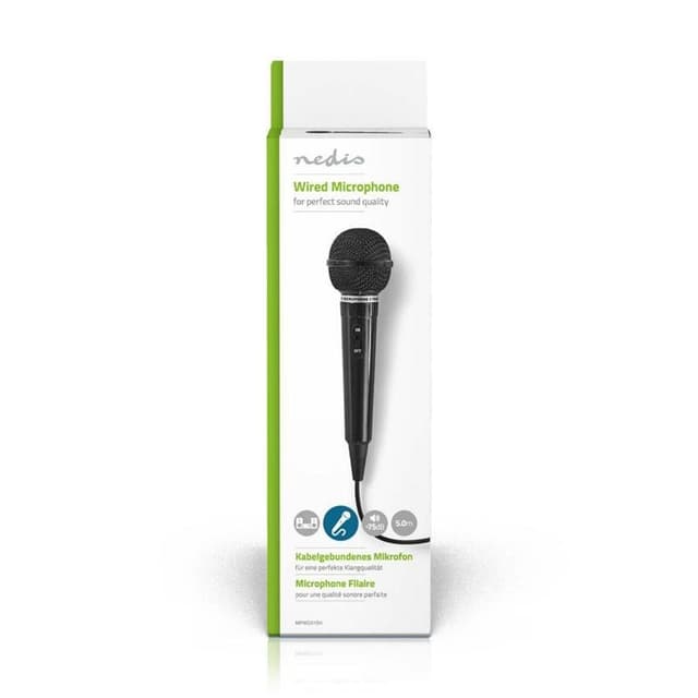 Nedis Mikrofon | Cardioid | Fast Kabel | 5.00 m | 80 Hz
