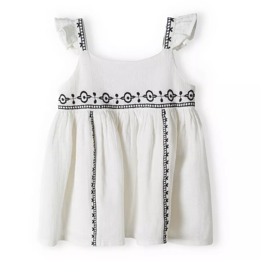 MINOTI Top & Hose im Set WeißDunkelgrau