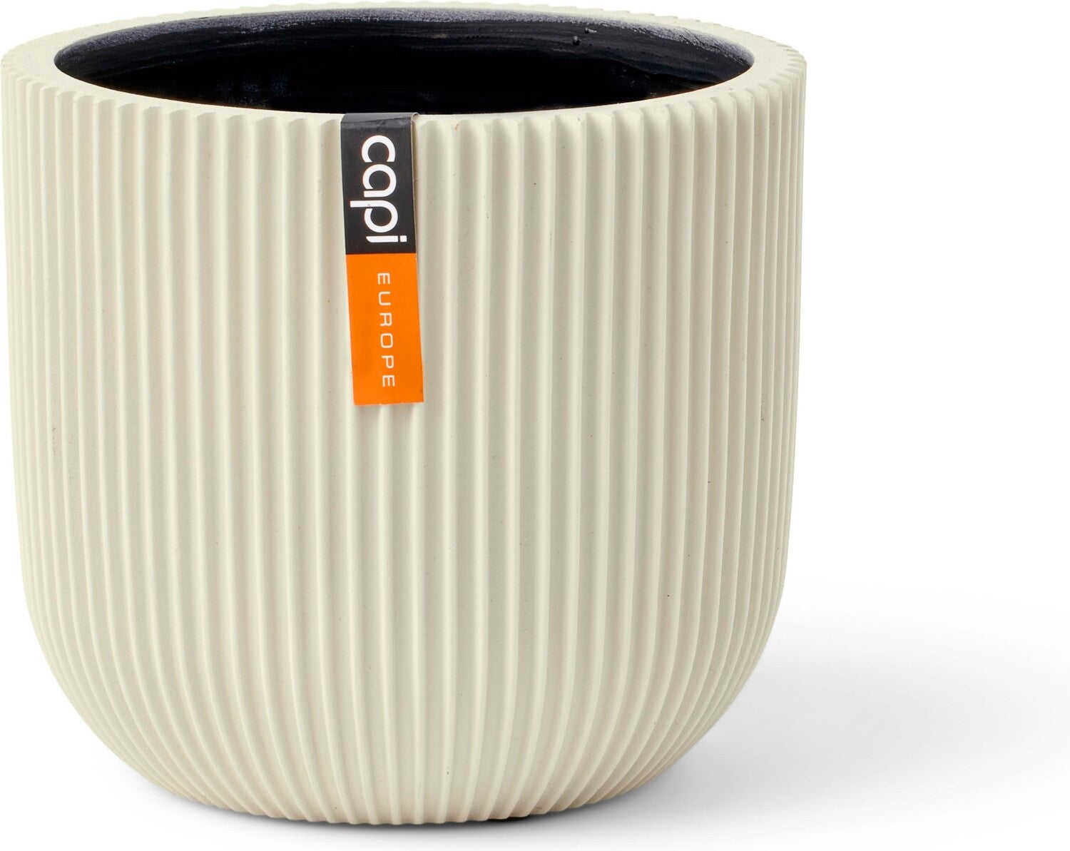 Capi Europe bloempot Groove beige D 23,5 H 20,8 cm