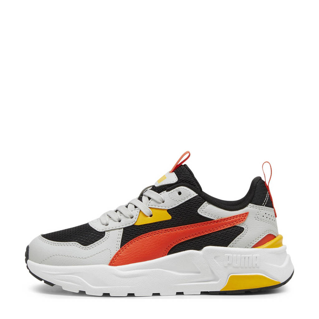 Puma Trinity Lite Jrsneakers wit/zwart/rood/geel