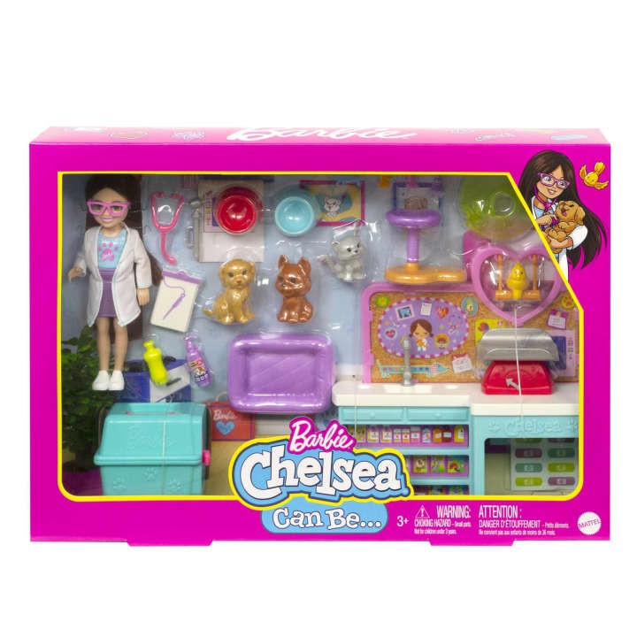 Barbie - Chelsea -Dyrlægesæt